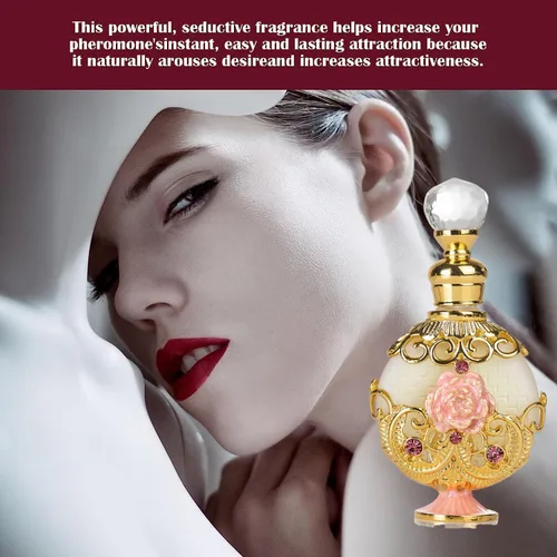 Miniatura 3 de Perfume para Mujeres, Aceite de Perfume Halal Retro Concentrado de Dubái - Fragancia Vintage Exquisita de Larga Duración para Regalo - El Aroma