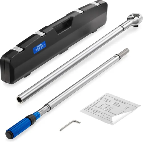 Miniatura 14 de BULLTOOLS Juego de llaves dinamométricas de clic de 1/2 pulgada, llave dinamométrica ajustable de 90 dientes de doble dirección con hebilla Unidad