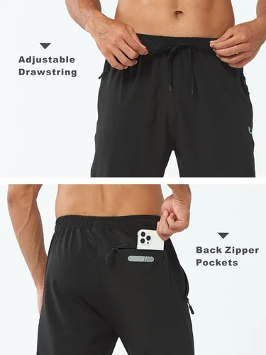 Miniatura 5 de NORTHYARD Pantalones deportivos para correr para hombre, ligeros, pantalones de senderismo para entrenamiento, gimnasio, correr, pantalones