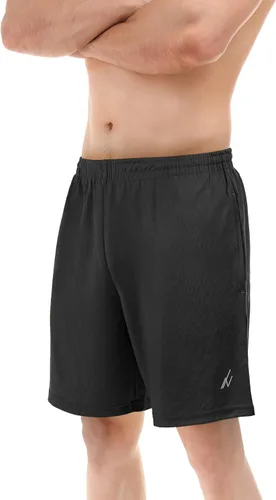 Miniatura 5 de NY Threads Pantalones cortos deportivos para hombre, de secado rápido, holgados, ligeros, para correr, entrenamiento, gimnasio, con bolsillos