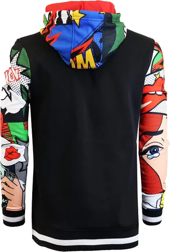 Miniatura 6 de Screenshot - Sudadera con capucha de forro polar para hombre estilo urbano
