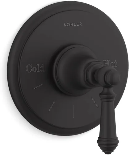Miniatura 6 de KOHLER K-T72769-4-BV Artifacts - Moldura de válvula termostática con mango de palanca, bronce cepillado vibrante