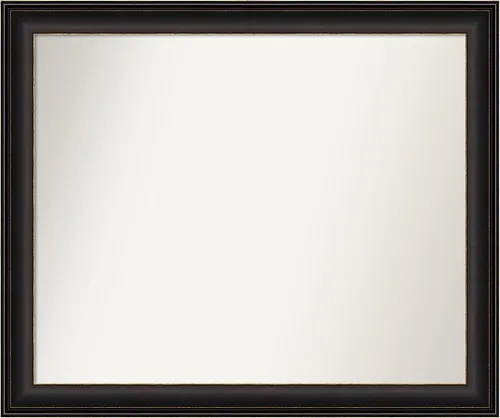 Miniatura 43 de Amanti Art Espejo de baño de bronce para sobre el fregadero, 24 x 24 pulgadas, espejo cuadrado de bronce Lara para tocador, marco de madera