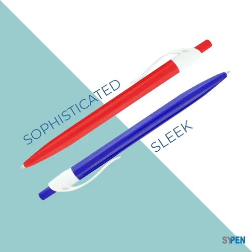 Miniatura 5 de SyPen Bolígrafos personalizados con tu logotipo o texto personalizado, paquete de 500 unidades a granel para negocios, fiestas y eventos, bolígrafos