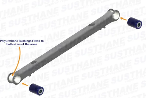 Miniatura 4 de AUTOACER - Kit de brazo de control trasero superior e inferior 4 piezas con bujes de POLIURETANO instalados, compatible con MINI COOPER #33326768724