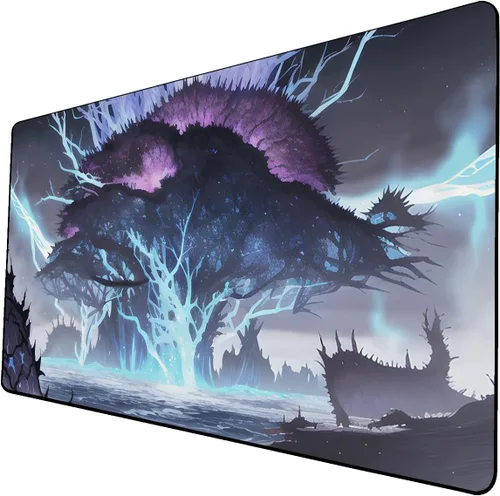 Tapete de juego TCG de pintura AI, tapete de juego MTG de 24 x 14 pulgadas, tapete de juego MTG de alta calidad, el compañero perfecto para batallas