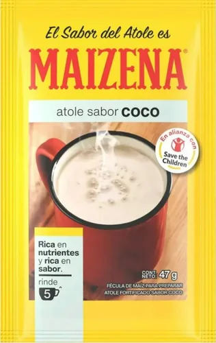 Miniatura 3 de Maizena sabor coco 1.66 oz sabor coco 6 pk