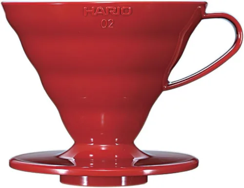 Miniatura 4 de HARIO VDGR-02-B V60 Gotero de Vidrio Resistente al Calor 02, Para 1-4 Tazas, Negro, Hecho en Japón