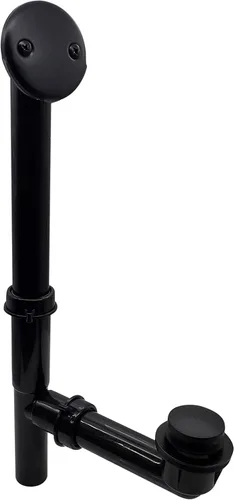 Miniatura 9 de Westbrass 593144-62 Kit de drenaje de residuos de baño con punta tubular de 1-1/2 pulgadas, color negro mate, paquete de 1