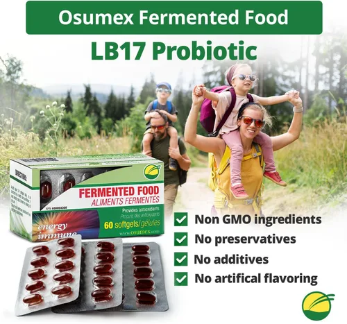 Miniatura 6 de Probióticos vivos de apoyo intestinal para mujeres y hombres, 60 cápsulas blandas vegetales-LB17 Suplemento probiótico diario para adultos