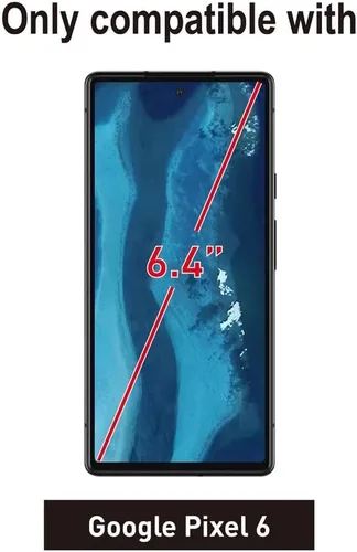 Miniatura 2 de [Compatible con huellas dactilares] [2 unidades] de vidrio templado para Google Pixel 6 protector de pantalla [2021], con [alineación] diseñado