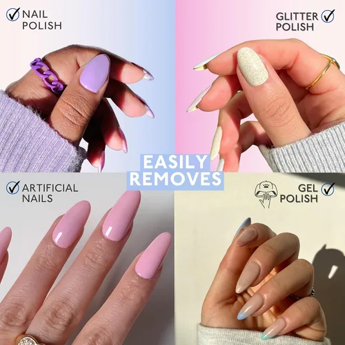 Miniatura 3 de Eternal - Acetona pura al 100% – Removedor de esmalte de uñas rápido y profesional, ultra potente, para uñas naturales, gel, acrílico, laca