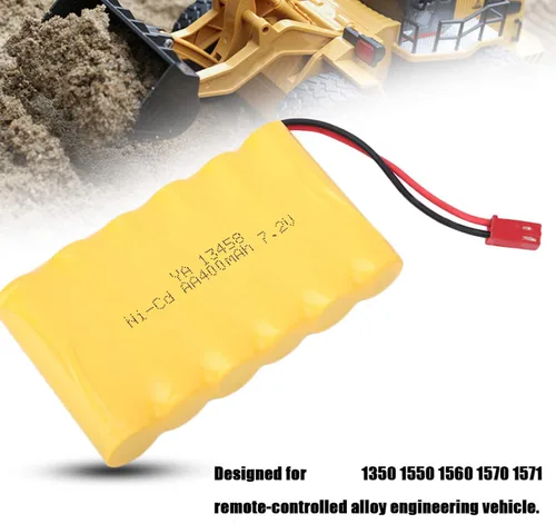 Miniatura 5 de JERYS Batería de coche de RC, 7.2V 400MAH 2PCS RC accesorios del coche para al aire libre