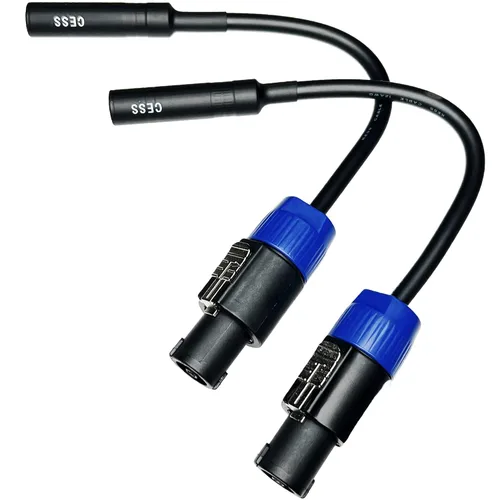Miniatura 2 de CNCESS CESS-025 1/4 TS hembra a Speakon Cables de altavoz - Adaptador Speakon a conector mono de 0.250 in - Adaptador de enchufe de altavoz 1/4