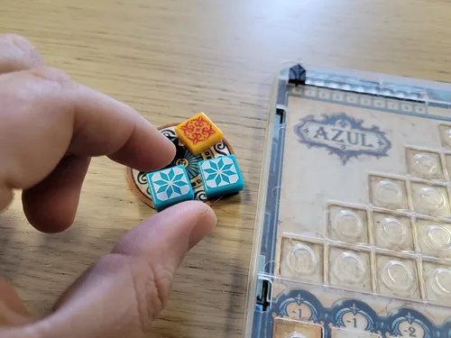 Miniatura 4 de Azul Mini Juego de Mesa - Diversión Portátil de Colocación de Fichas, Juego de Estrategia para Niños y Adultos, Edades 8+, 2-4 Jugadores, Tiempo