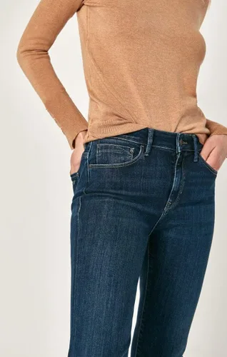 Miniatura 7 de Mavi Kendra - Jeans rectos de tiro alto para mujer, jeans elásticos, cómodos para mujer, lavables a máquina