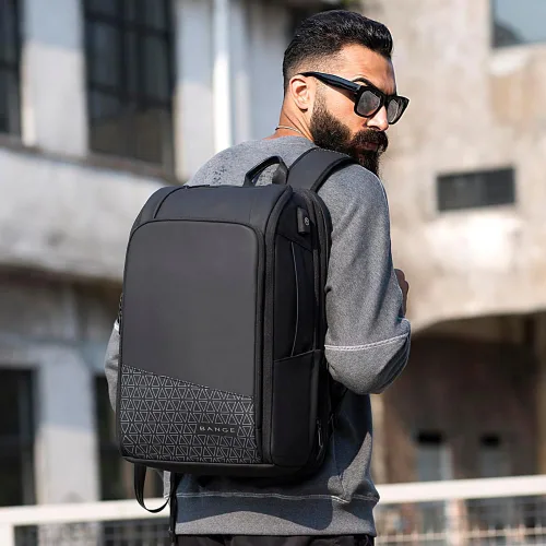 Miniatura 2 de BANGE Mochilas de viaje, mochila de mano para fin de semana, mochila impermeable para laptop de negocios para hombres de 15.6 pulgadas