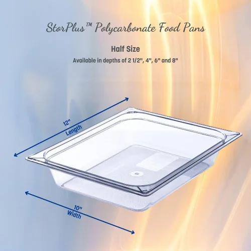 Miniatura 3 de Carlisle FoodService Products StorPlus - Recipiente de tamaño medio para servir y almacenar alimentos fríos o calientes, 3.6 cuartos de galón, 6
