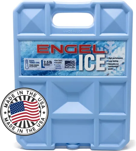 Miniatura 6 de Engel Paquetes de refrigerador de 32 °F y congelador de 5 °F - Fabricado en los Estados Unidos - Paquetes de hielo para navegación, pesca