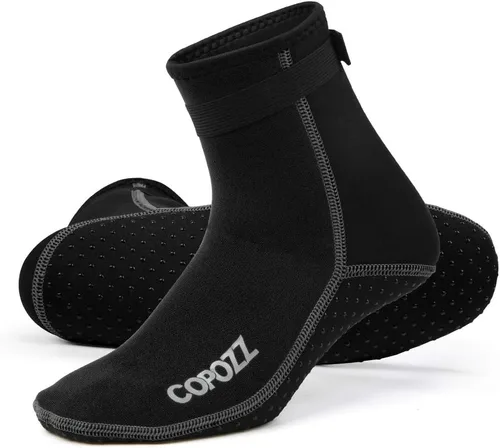 COPOZZ Calcetines de buceo de neopreno de 0.118 pulgadas (0.118 in), antideslizantes para esnórquel natación, jóvenes, hombres y mujeres