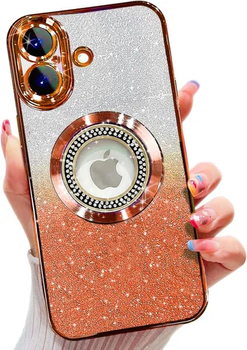Miniatura 181 de Misscase Funda magnética con purpurina para iPhone 11 compatible con MagSafe, protección completa, delgada, a prueba de golpes, antiarañazos