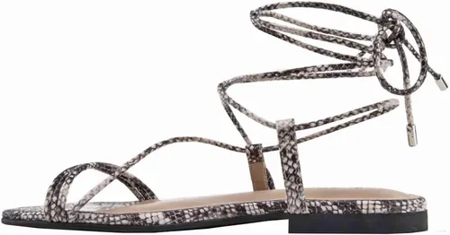 Miniatura 3 de The Drop Women's Samantha Flat Strappy Lace-up Sandal