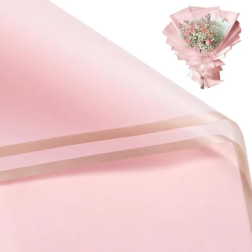 Miniatura 25 de RUSPEPA 20 Hojas de Papel para Envolver Flores, Papel para Envolver Ramos Florales Impermeable, Papel de Embalaje para Suministros de Floristería