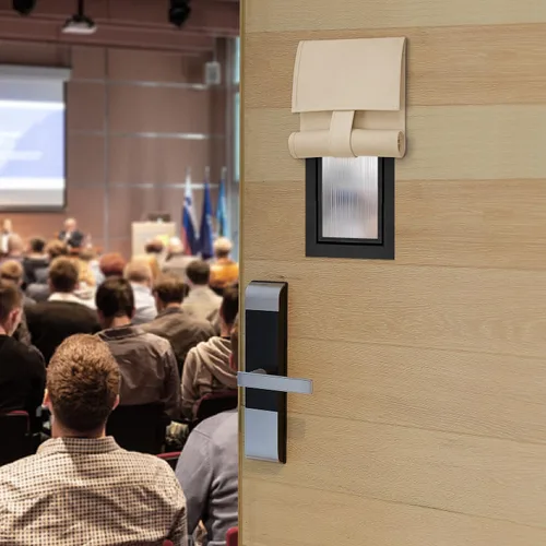 Miniatura 2 de HOMEIDEAS Cortinas Opacas para Aula para Puerta Principal, Cubierta de Ventana de Puerta de Aula, Persianas de Privacidad con Aislamiento Térmico