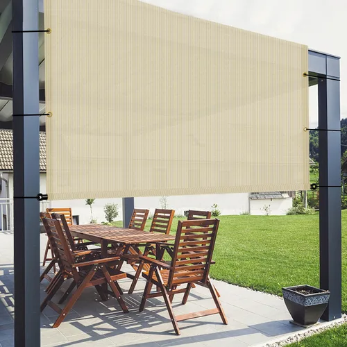 Miniatura 7 de Toldo para pérgola de 3 x 7 pies para exteriores, para patio, terraza, porche, patio trasero, glorieta, cubierta de repuesto con ojales espaciados