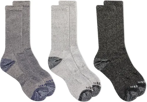 Miniatura 32 de Merrell Paquete de 3 calcetines de senderismo para mujer (pestaña de corte bajo/cuarto/tripulación)