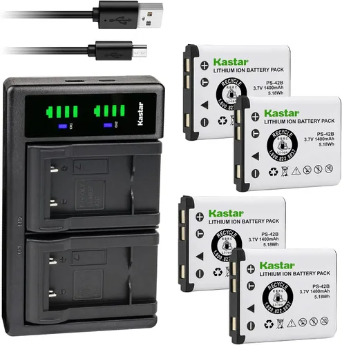 Miniatura 7 de Kastar Cargador de batería USB LTD2 compatible con auriculares inalámbricos Steelseries Arctis Nova Pro, auriculares inalámbricos Arctis Nova Pro