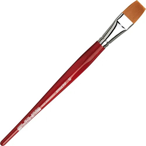 Miniatura 189 de da Vinci Watercolor Series 5580 CosmoTop Spin Pincel de Pintura, Redondo Sintético con Mango Rojo