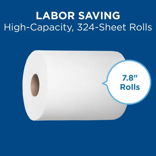 Miniatura 10 de Georgia-Pacific SofPull Centerpull - Toalla de papel prémium de capacidad regular, color blanco, 28124, 324 hojas por rollo, 6 rollos por caja