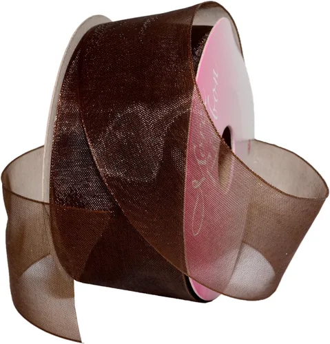 Miniatura 43 de Morex Ribbon 91803/100-609 Cinta de nailon Organdy, 5/8 pulgadas por 100 yardas, color rojo