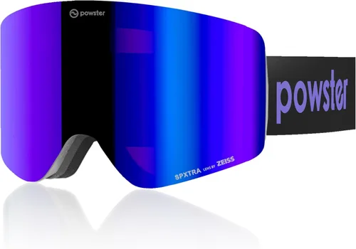 Miniatura 13 de Powster - Gafas de esquí OTG, gafas de snowboard magnéticas, lente intercambiable sin marco, protección UV, antiniebla, para patinaje móvil