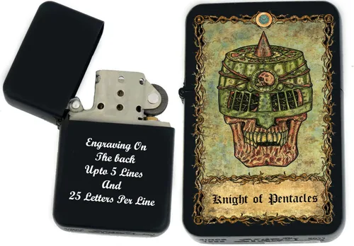Miniatura 20 de Tarjeta de tarot personalizada, mazo de tarot de huesos eternos mayores, tarjetas coloridas, regalos coleccionables únicos, encendedores a prueba