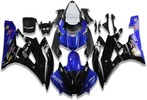 Miniatura 22 de Nardo gris carenado apto para Yamaha 2006 2007 YZF R6 inyección ABS plásticos carrocería kit cuerpo cuerpo cuerpo trabajo 06 07 YZF-R6
