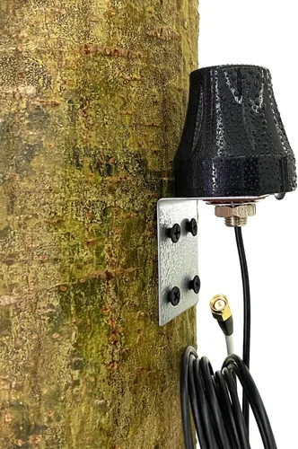 Miniatura 4 de Antena SMA impermeable 4G LTE mejorada para montaje en pared al aire libre, cable moldeado resistente de 10 pies para SPYPOINT Cell Link/Link Micro
