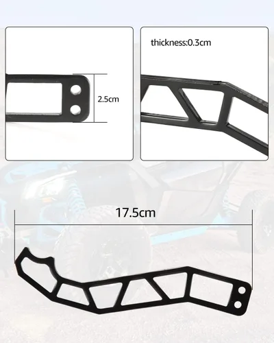 Miniatura 6 de A & UTV PRO AUPOWER - Pestillos de manija de puerta para 2017-2025 Can Am Maverick X3 X DS RS Turbo R Max 2 y 4 accesorios de puerta, X3 manijas