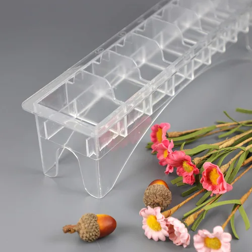Miniatura 3 de AUEAR, Organizador de soporte para cortapelos profesional, con 10 ranuras, caja de almacenamiento de protectores de peluquería rectangulares