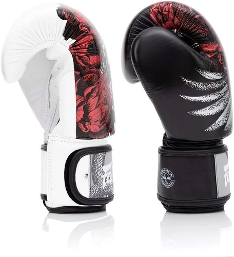 Miniatura 4 de Fairtex Edición limitada de guantes de boxeo Beauty of Survival Elaboración premium Cuero de grano completo Diseño elegante Ajuste ajustable