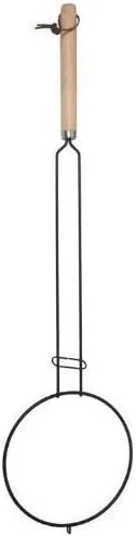 Soporte para palomitas de maíz para fogata para Jiffy Pop o Poppers similares, negro, 1 paquete