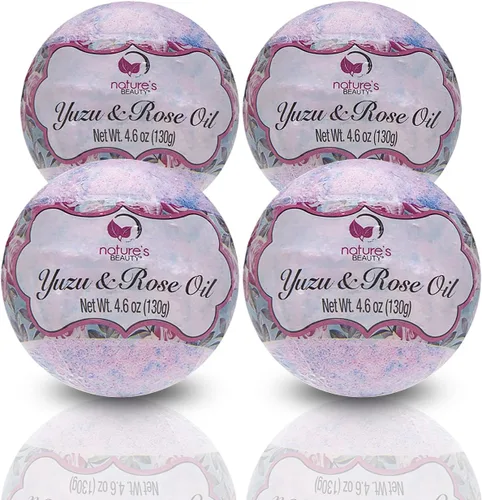 Miniatura 15 de Nature's Beauty Bombas de baño de azúcar moreno e higo, natural hecha a mano, no mancha, bomba de spa de lujo, hidrata la piel seca, hecha