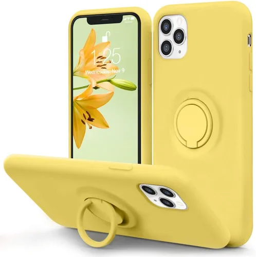 Miniatura 8 de MOCCA - Funda protectora con soporte de anillo, forro de microfibra supersuave y antiarañazos, de cuerpo completo y a prueba de golpes para iPhone 7