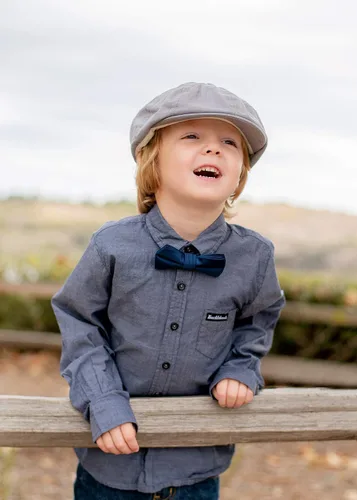Miniatura 39 de Born to Love Gorro de conductor a rayas para niños pequeños