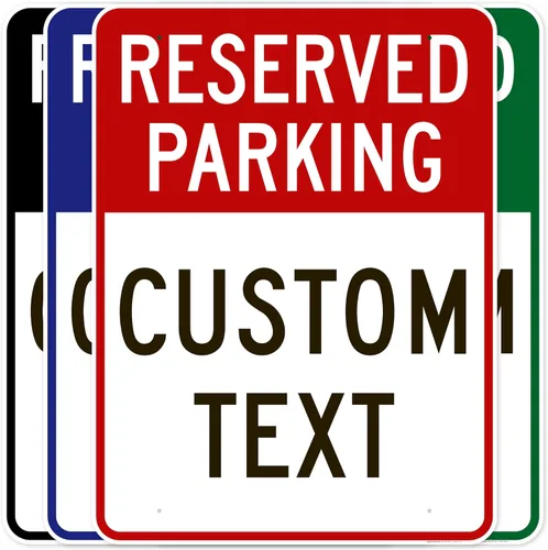 Miniatura 11 de My Sign Center - Letrero de estacionamiento reservado, letreros de estacionamiento personalizados para negocios, 12 x 18 pulgadas, reflectante 3M