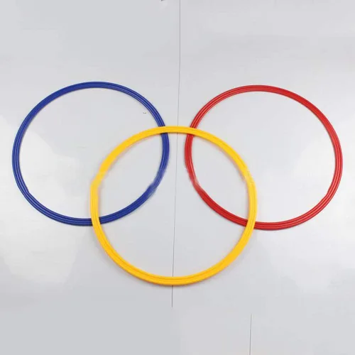 Miniatura 6 de Anillos de entrenamiento de velocidad y agilidad, escaleras de agilidad deportiva, 6 unidades de anillos de velocidad de entrenamiento deportivo