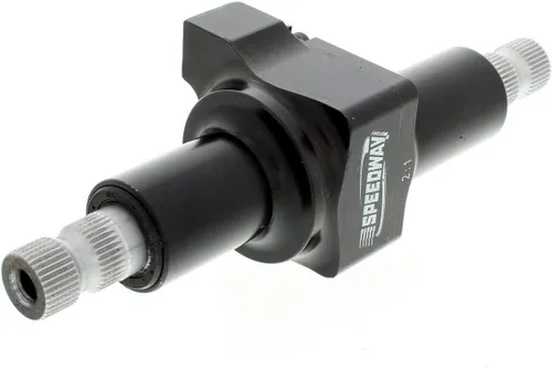 Miniatura 8 de Speedway Motors Acelerador de Dirección 2:1 de Cuerpo Pequeño, 3/4 Pulgadas 36 Estrías, Aluminio Ligero, Acabado Negro Anodizado, Tamaño Compacto