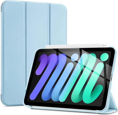 Miniatura 19 de ProCase Funda inteligente para iPad mini 7 A17 Pro 2024/iPad Mini 6 2021 8.3 pulgadas iPad mini 7ª/6ª generación, cubierta trasera dura para iPad