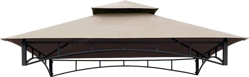 Miniatura 6 de APEX GARDEN Toldo de repuesto para el modelo #L-GG034PST, HD Hampton Bay Heathermoore Patio al aire libre 8 pies x 5 pies Gazebo para parrilla